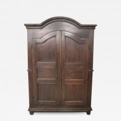 Early 18th Century Louis XIV Solid Poplar Wood Antique Wardrobe Armoire - 2311767