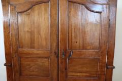 Early 18th Century Louis XIV Solid Poplar Wood Antique Wardrobe Armoire - 3026800