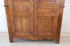 Early 18th Century Louis XIV Solid Poplar Wood Antique Wardrobe Armoire - 3026807