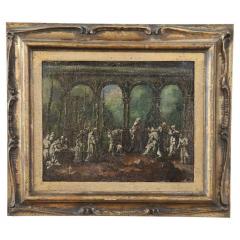 Early 18th Century Oil Painting on Canvas in the Style of Alessandro Magnasco - 2289916