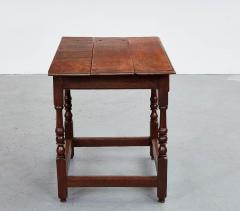 Early 18th c English Oak Single Drawer Table - 3456005
