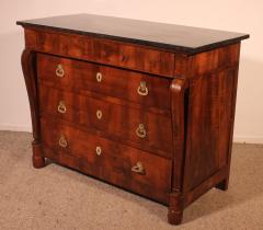 Early 19 Century French Chest Of Drawers In Walnut - 3369346