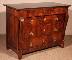 Early 19 Century French Chest Of Drawers In Walnut - 3369351