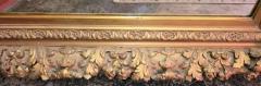 Early 19C Large English Baroque Gilt Floral Wall Mirror - 4153930