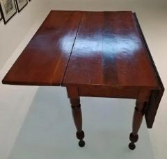 Early 19C W Virginia Kentucky Drop Leaf Table with Provenance - 4128078
