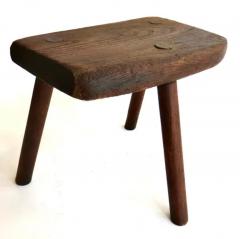 Early 19th C Provincial Georgian Milking Stool England Circa 1820 - 3701445