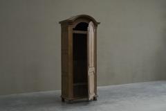 Early 19th C Tall French Single Door Armoire or Bonneti re Cabinet in Solid Oak - 4467973