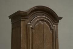 Early 19th C Tall French Single Door Armoire or Bonneti re Cabinet in Solid Oak - 4467984