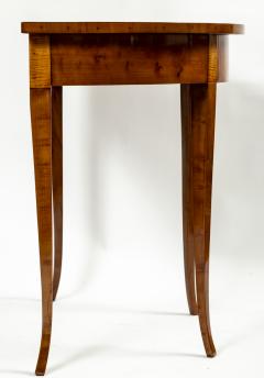 Early 19th Century Biedermeier Demilune Pearwood Console - 3692723