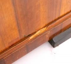 Early 19th Century Biedermeier Walnut Bronze Mounted Bookcase Cabinet - 3337460