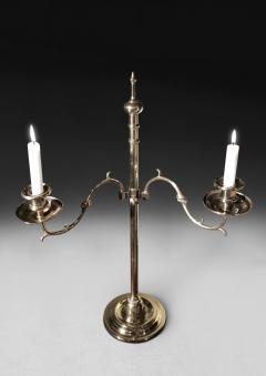 Early 19th Century Brass 2 light adjustable candelabra  - 4315220