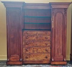 Early 19th Century British Mahogany Gothic Revival Wardrobe - 1704753