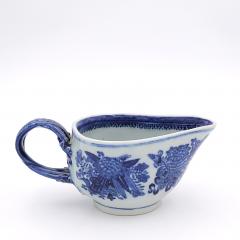 Early 19th Century Chinese Export Blue Fitzhugh Sauce Boat - 4482533