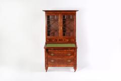 Early 19th Century Classical English Regency Bookcase Secretary Desk - 1563988