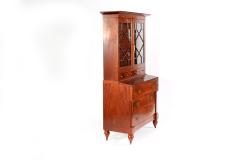 Early 19th Century Classical English Regency Bookcase Secretary Desk - 1563989