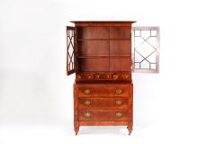 Early 19th Century Classical English Regency Bookcase Secretary Desk - 1563990