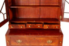 Early 19th Century Classical English Regency Bookcase Secretary Desk - 1563991