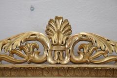 Early 19th Century Empire Carved Gilded and Lacquered Wood Large Wall Mirror - 2276758