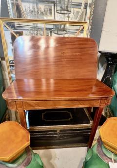 Early 19th Century English Regency Mahogany Inlaid Games Table 9 - 4612268