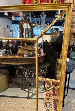 Early 19th Century English Segmented Gilt Carved Wood Mantle Mirror - 4612341