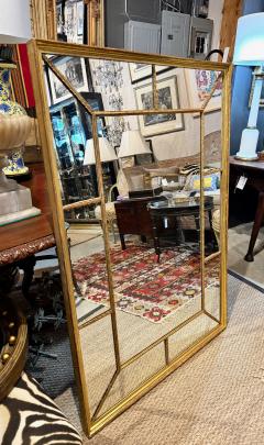 Early 19th Century English Segmented Gilt Carved Wood Mantle Mirror - 4612345