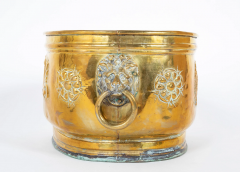 Early 19th Century Extra Large English Brass Jardiniere on Later Stand - 2679476