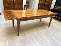 Early 19th Century French Expandable Dining Table Cherry Wood and Chestnut - 3085081