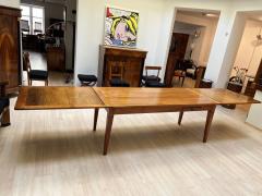 Early 19th Century French Expandable Dining Table Cherry Wood and Chestnut - 3085082