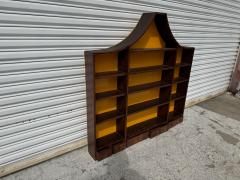 Early 19th Century Georgian 6 drawer Mahogany with Inlay Wall Hanging Shelf - 4375808