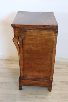 Early 19th Century Italian Empire Solid Walnut Antique Nightstand - 3376599
