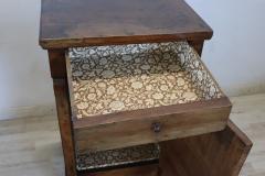 Early 19th Century Italian Empire Solid Walnut Antique Nightstand - 3376600