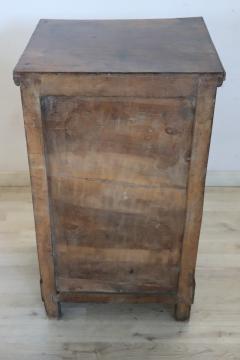 Early 19th Century Italian Empire Solid Walnut Antique Nightstand - 3376602