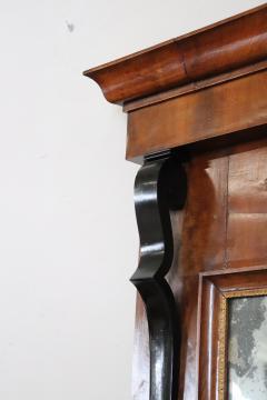 Early 19th Century Italian Empire Walnut Antique Wall Mirror - 4143181