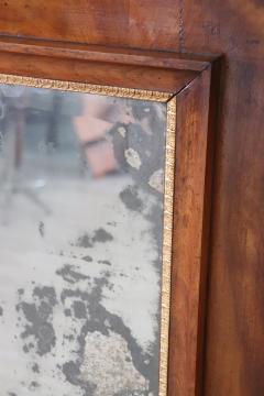 Early 19th Century Italian Empire Walnut Antique Wall Mirror - 4143184