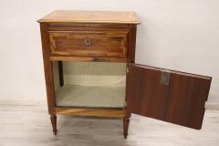 Early 19th Century Italian Louis XVI Style Inlaid Walnut Small Chest of Drawers - 3006710