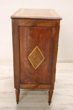 Early 19th Century Italian Louis XVI Style Inlaid Walnut Small Chest of Drawers - 3006712