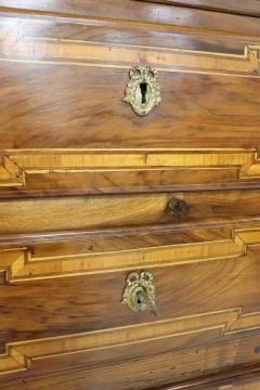 Early 19th Century Italian Louis XVI Style Inlaid Walnut Small Chest of Drawers - 3006714