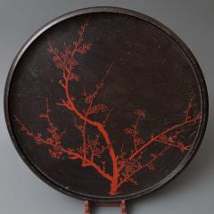 Early 19th Century Japanese Black and Red Lacquer Tray - 4155645
