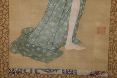 Early 19th Century Japanese Scroll Bijin After The Bath In Summer - 1964335