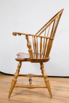 Early 19th Century Knuckle Arm Windsor Chair - 671500