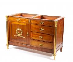 Early 19th Century Louis XVI Gilt Bronze Decorated Mahogany Commode Server - 3988445