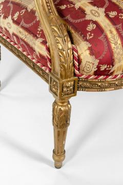 Early 19th Century Louis XVI Style Giltwood Settee - 714238