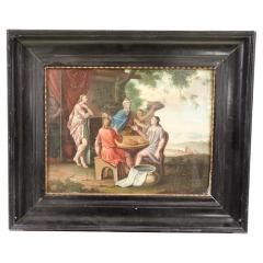 Early 19th Century Oil Painting on Board Biblical Scene - 2520429