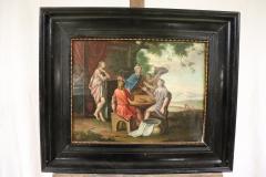 Early 19th Century Oil Painting on Board Biblical Scene - 2520438