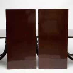 Early 19th Century Regency Mahogany Triple Pedestal Dining Table - 4461640