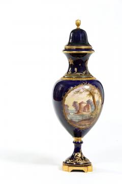 Early 19th Century Sevres Porcelain Covered Decorative Urn - 1334624