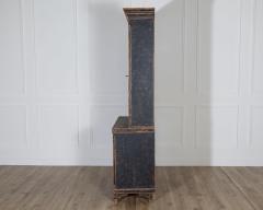 Early 19th Century Swedish Gustavian Cabinet from V rmland Repainted in Black - 4223153