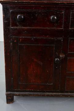 Early 19th c Blue Painted English Dresser - 2610558