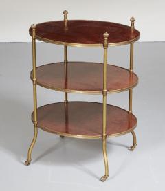 Early 19th c English Campaign Plum Pudding Tiered Table - 2531117