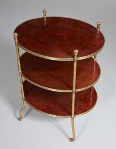 Early 19th c English Campaign Plum Pudding Tiered Table - 2531118
